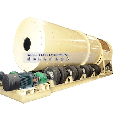 Seorang Pelanggan Mauritania Beli 250tph Drum Washer Rotary Scrubber Untuk Me...