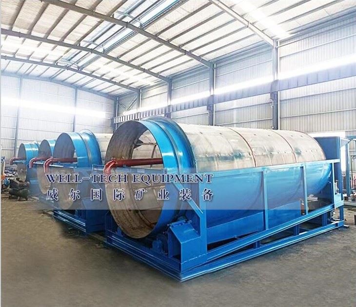Stainles Steel Trommel Screen For Silica Plant