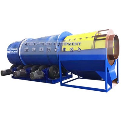 Mesin Scrubber Tumbuhan Trommel Scrubber Gold Wash